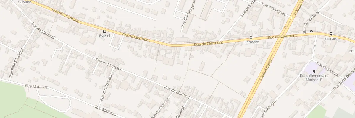 Plan du 160 Rue de Clermont à Beauvais