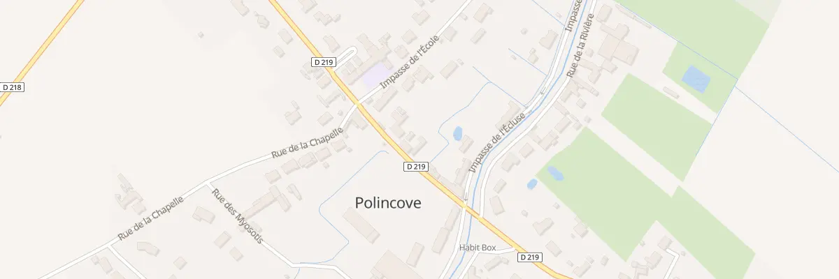 Plan du 82 Rue de la Mairie à Polincove