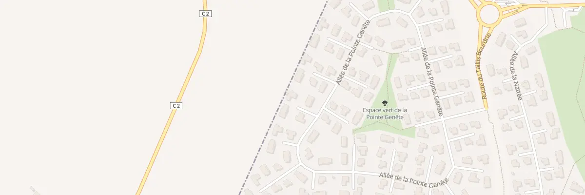 Plan du 82 All de la Pointe Genete à Gif-sur-Yvette
