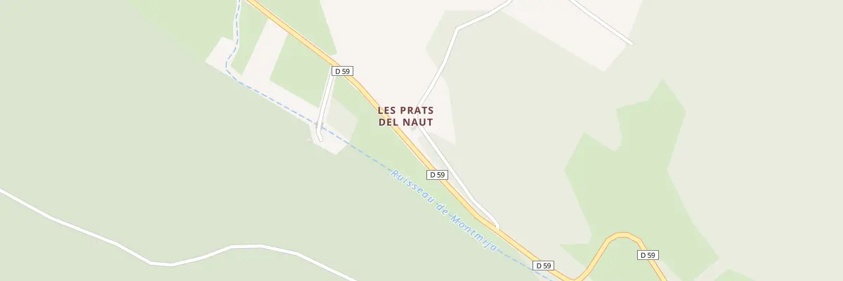 Plan du 60 Les Prats Del Nauc à Coudons