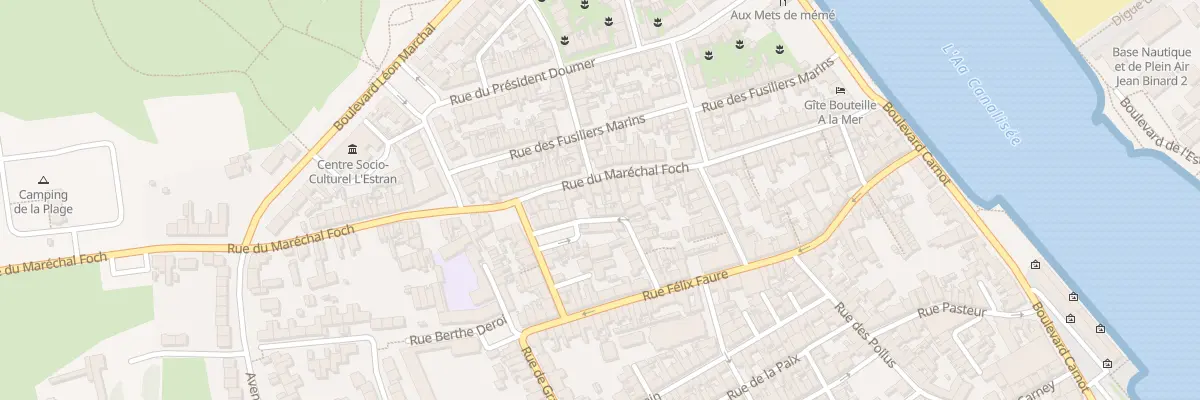 Plan du 77 Rue du Mal Foch à Grand-Fort-Philippe