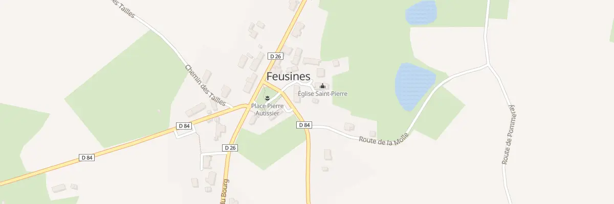 Plan du 11 Pl Pierre Autissier à Feusines