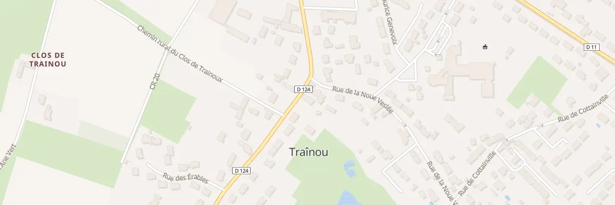 Plan du 389 Rue des Trois Croix à Traînou