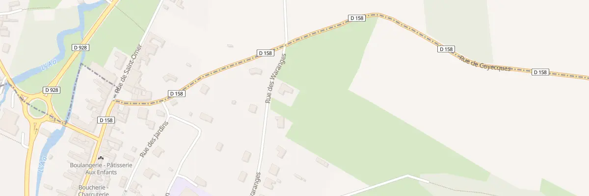 Plan du 24 Rue des Waranges à Fauquembergues
