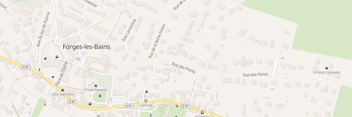 Plan du 9B Rue des Plants à Forges-les-Bains