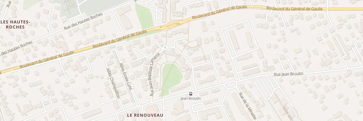 Plan du 30 Rue Jean Baptiste Lamarck à Conflans-Sainte-Honorine