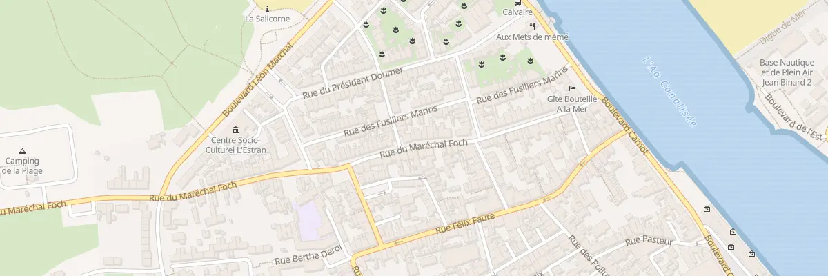 Plan du 42 Rue du Mal Foch à Grand-Fort-Philippe