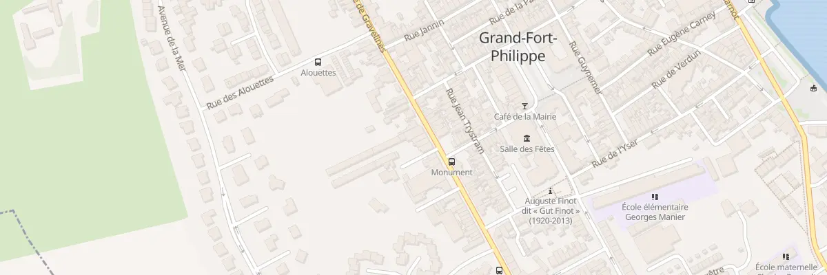 Plan du 44 Rue de Gravelines à Grand-Fort-Philippe