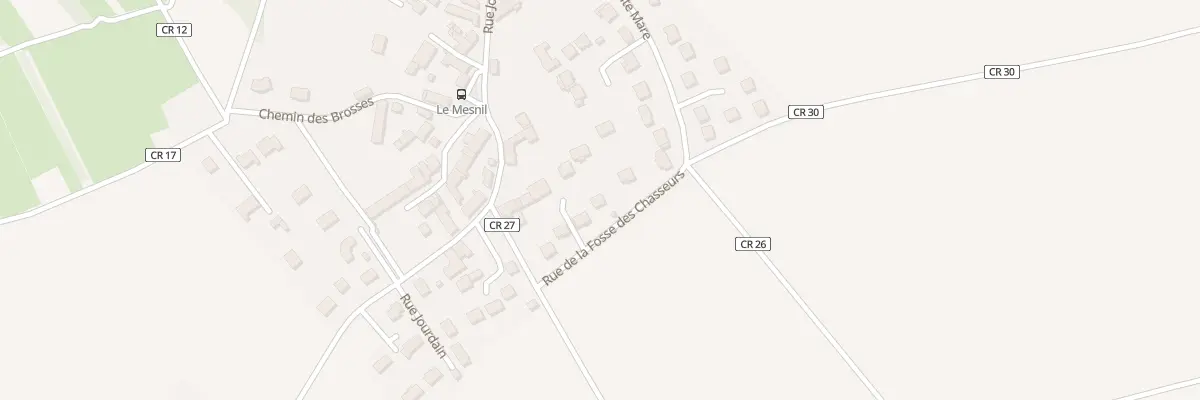 Plan du 76 Rue de la Fosse aux Chasseurs à Sermaise