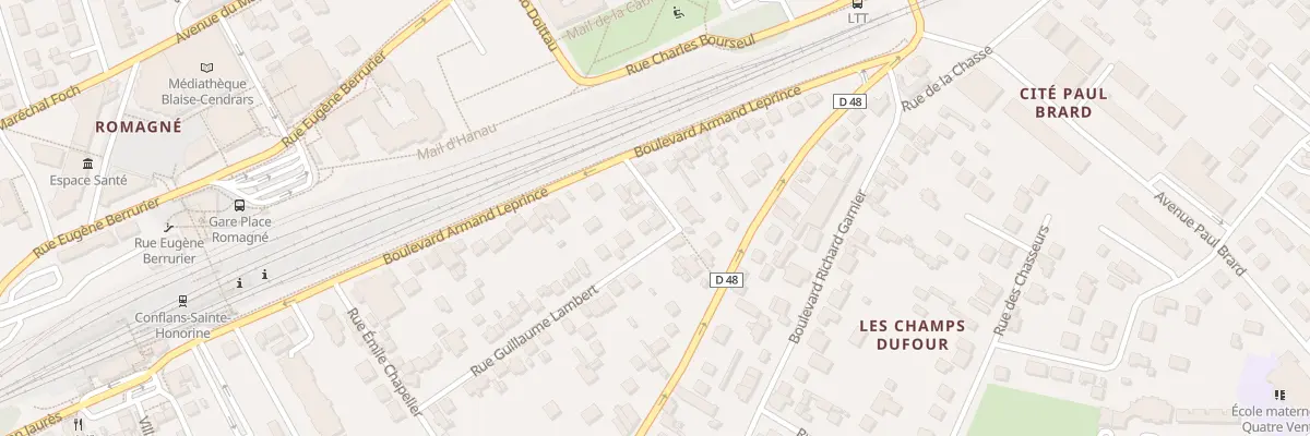 Plan du 31 Rue Guillaume Lambert à Conflans-Sainte-Honorine