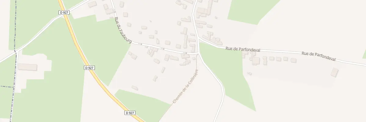 Plan du 3 Rue du Faubourg à Corbeil-Cerf