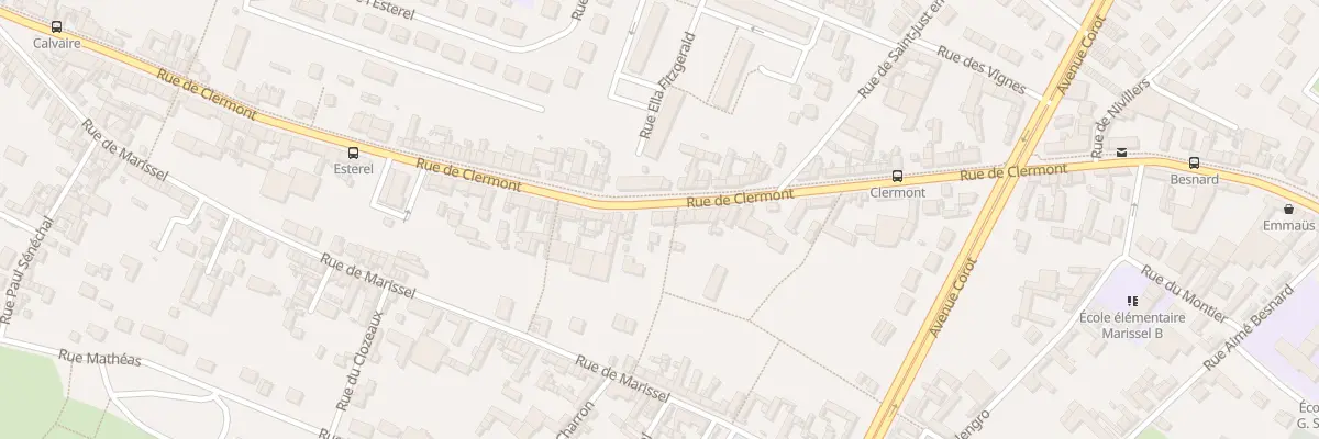 Plan du 164 Rue de Clermont à Beauvais
