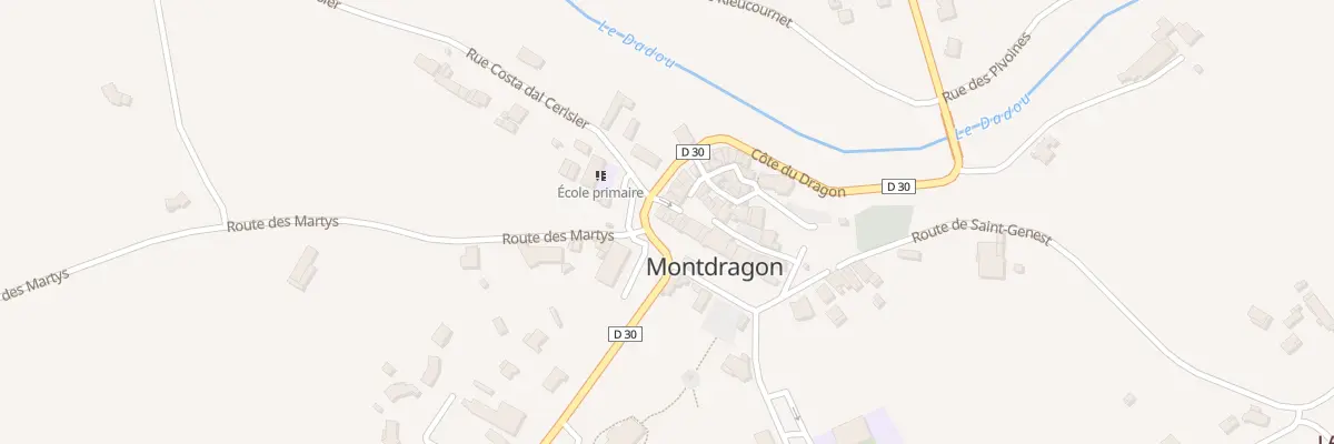 Plan du 3 Rte de Lautrec à Montdragon