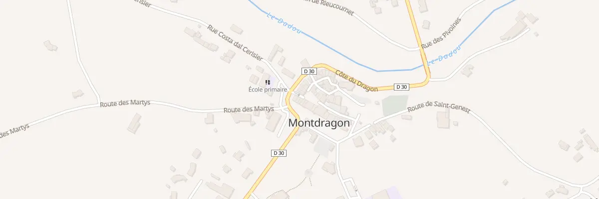 Plan du 5037 Montdragon à Montdragon