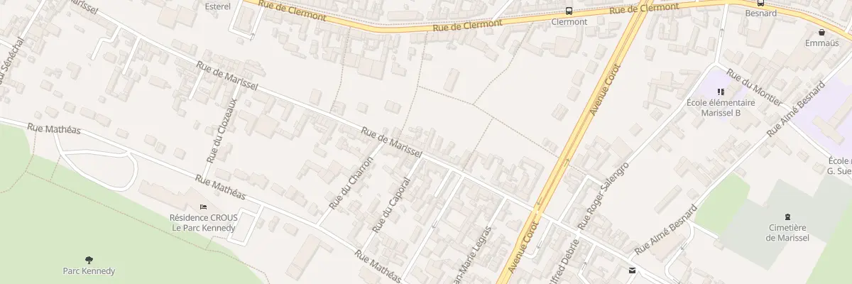 Plan du 95 Rue de Marissel à Beauvais