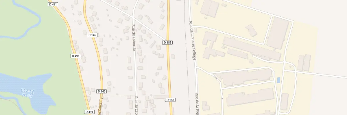 Plan du 36 Rue Saint Aignan au Mérévillois