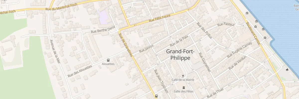 Plan du 33 Rue Jannin à Grand-Fort-Philippe