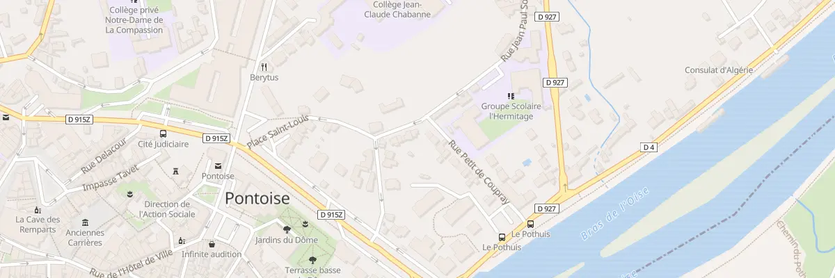 Plan du 5 Rue Jean Paul Soutumier à Pontoise