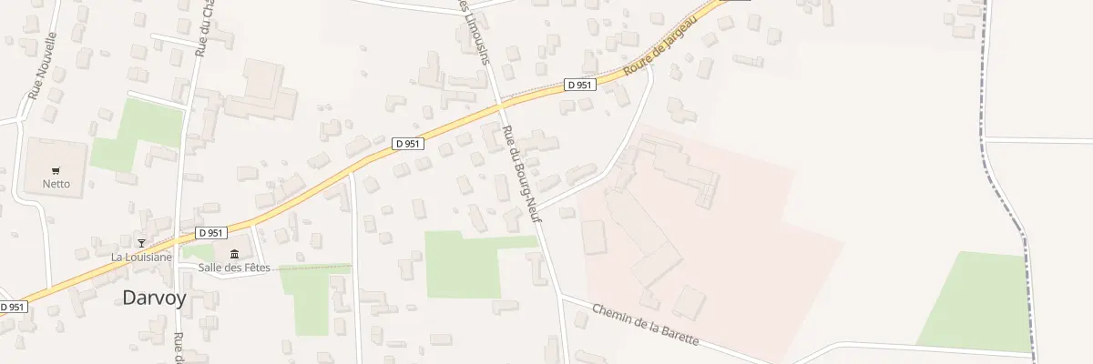 Plan du 10 Rue des Trois Cornettes à Darvoy