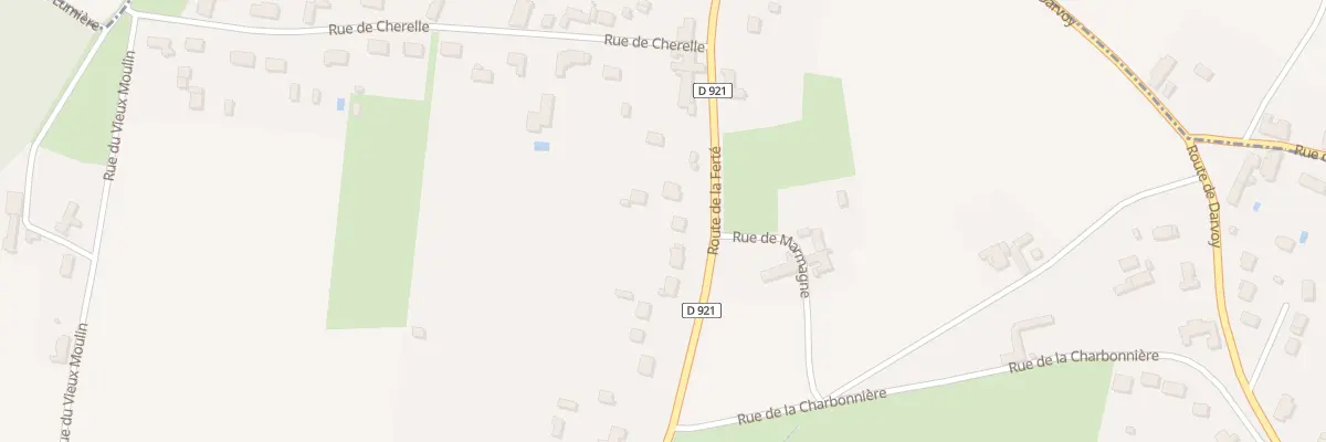 Plan du 28 Rte de la Ferté à Férolles