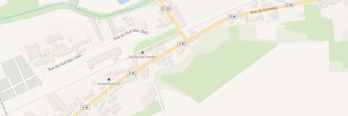 Plan du 7 Rue d’Hesdin à Auchy-lès-Hesdin
