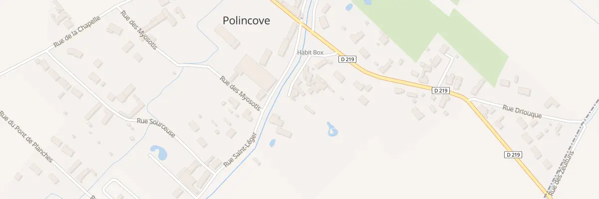 Plan du 61 Imp du Pont à Polincove