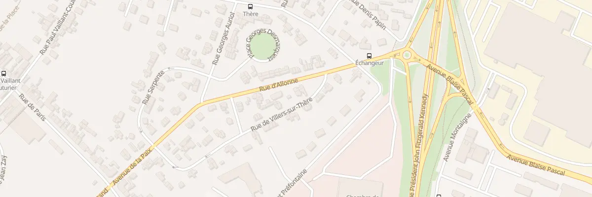 Plan du 23 Rue de Villers-sur-Thère à Beauvais