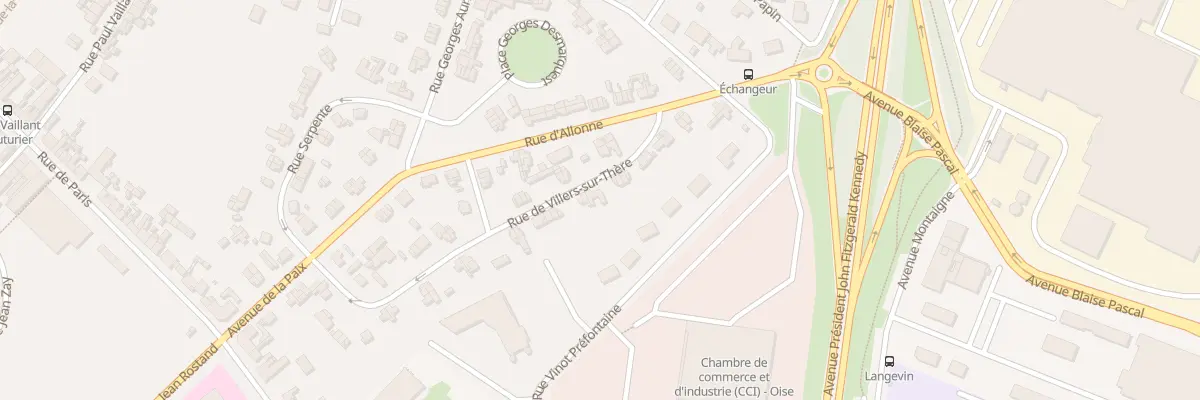 Plan du 34 Rue de Villers-sur-Thère à Beauvais