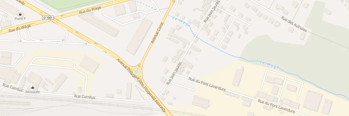Plan du 68 Rue Jean Jaurès à Beauvais