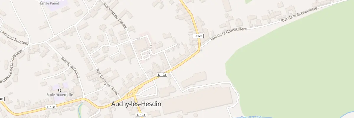 Plan du 25 Rue de la Place à Auchy-lès-Hesdin