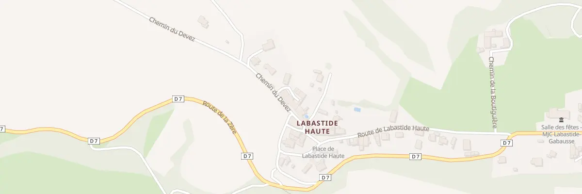 Plan du 50 Che du Devez à Labastide-Gabausse
