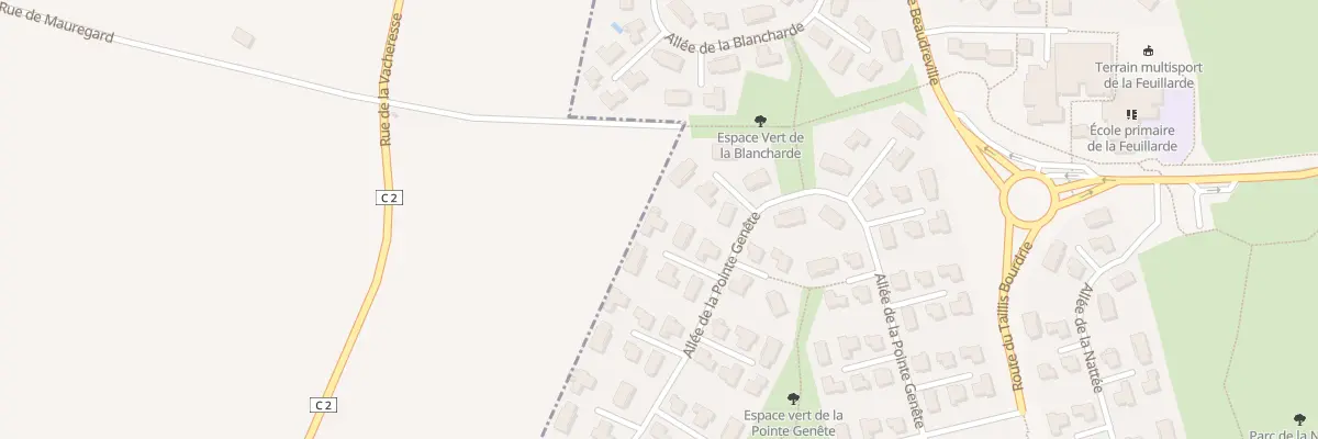 Plan du 60 All de la Pointe Genete à Gif-sur-Yvette