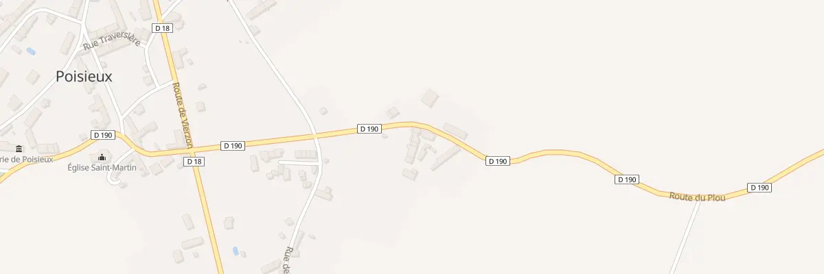 Plan du 4 Rte de Plou à Poisieux