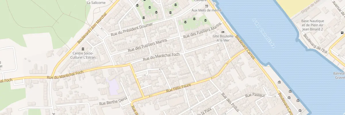 Plan du 55 Rue du Mal Foch à Grand-Fort-Philippe