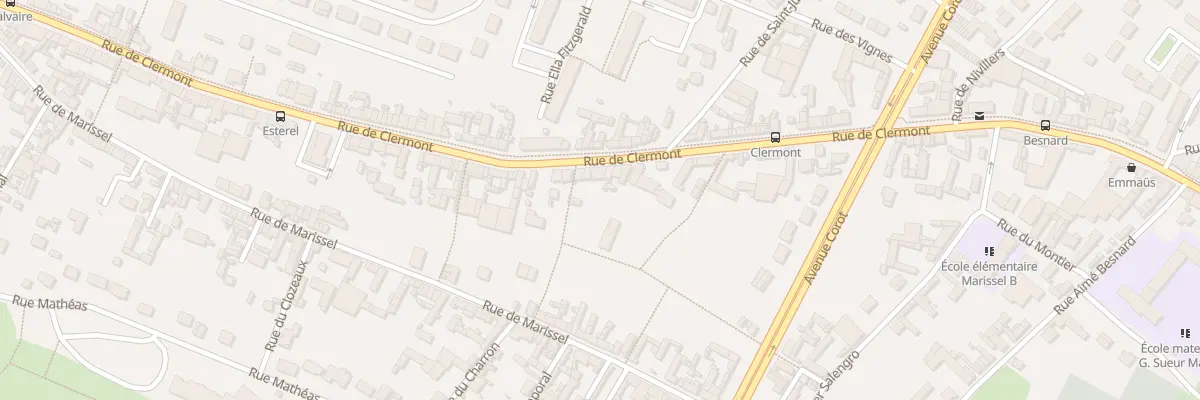 Plan du 176 Rue de Clermont à Beauvais