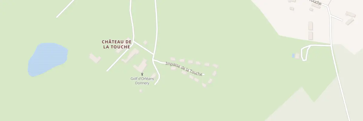 Plan du 2 Imp de la Touche à Donnery