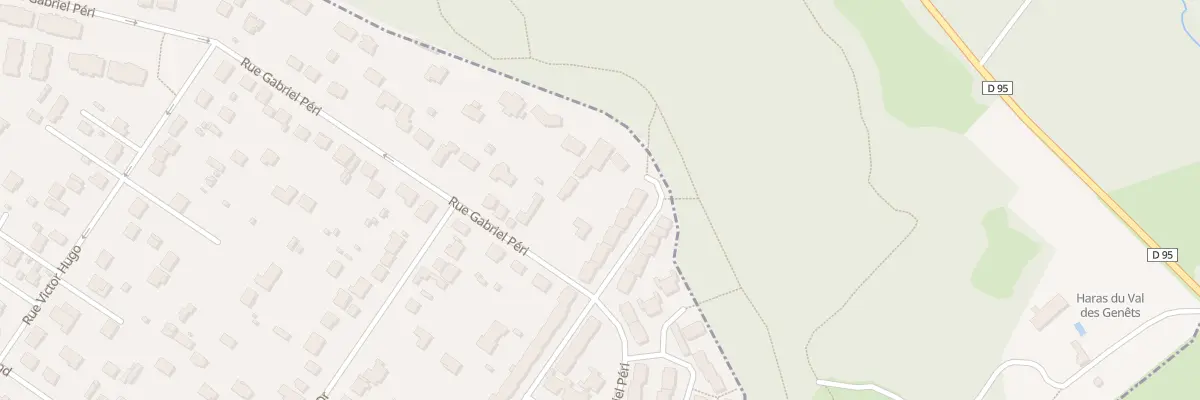 Plan du 77B Rue Gabriel Péri à Magny-les-Hameaux