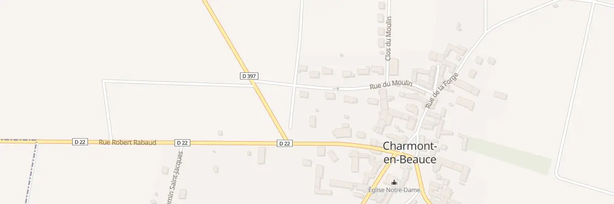 Plan du 5 Rue du Moulin à Charmont-en-Beauce