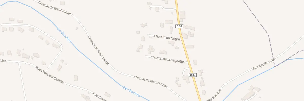 Plan du 6 Che de la Sagnette à Montdragon