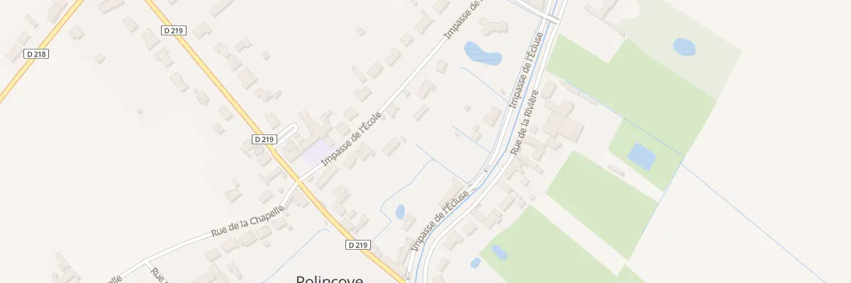 Plan du 120 Imp de l’Ecole à Polincove