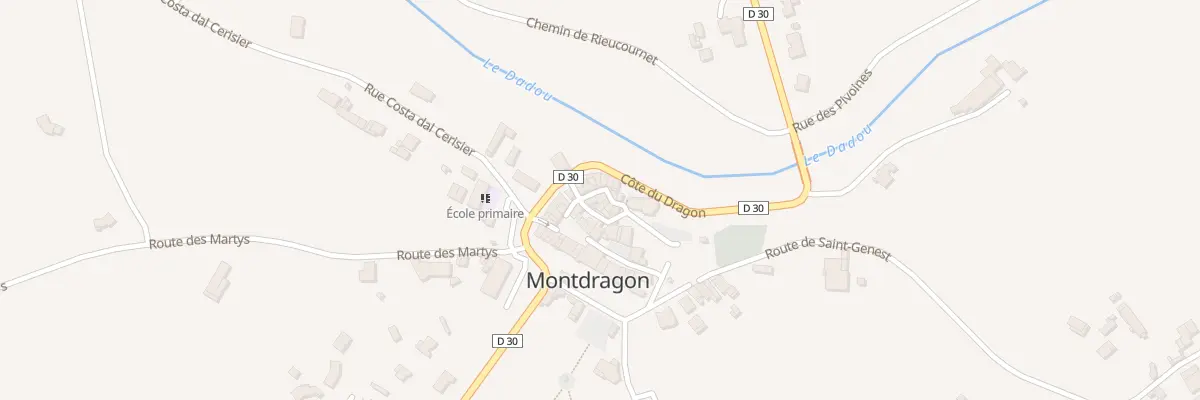 Plan du 2 Rue de l’Eglise à Montdragon