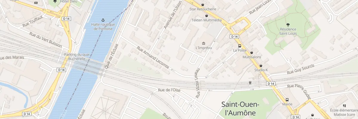 Plan du 26 Rue Armand Lecomte à Saint-Ouen-l’Aumône