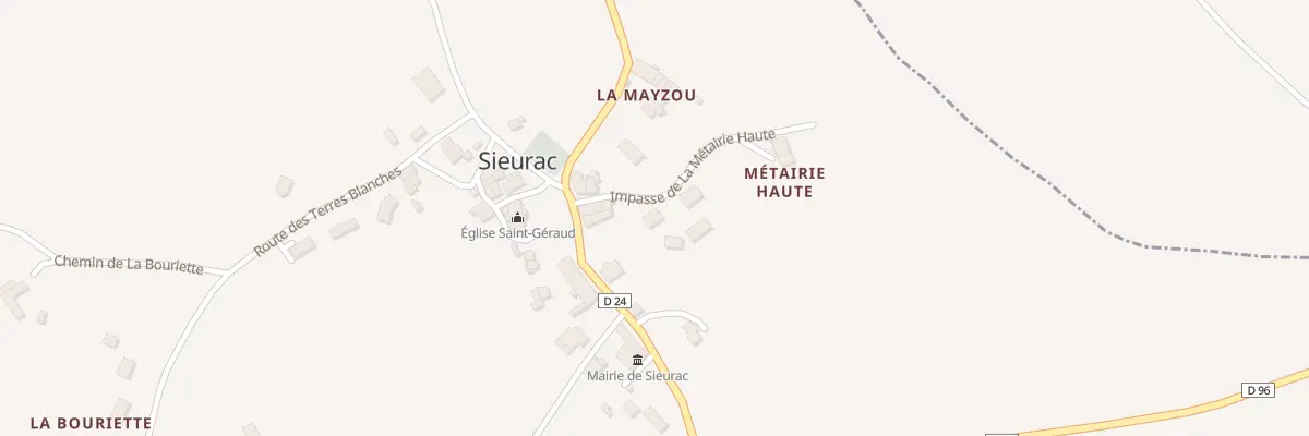 Plan du 5145 Sieurac à Sieurac