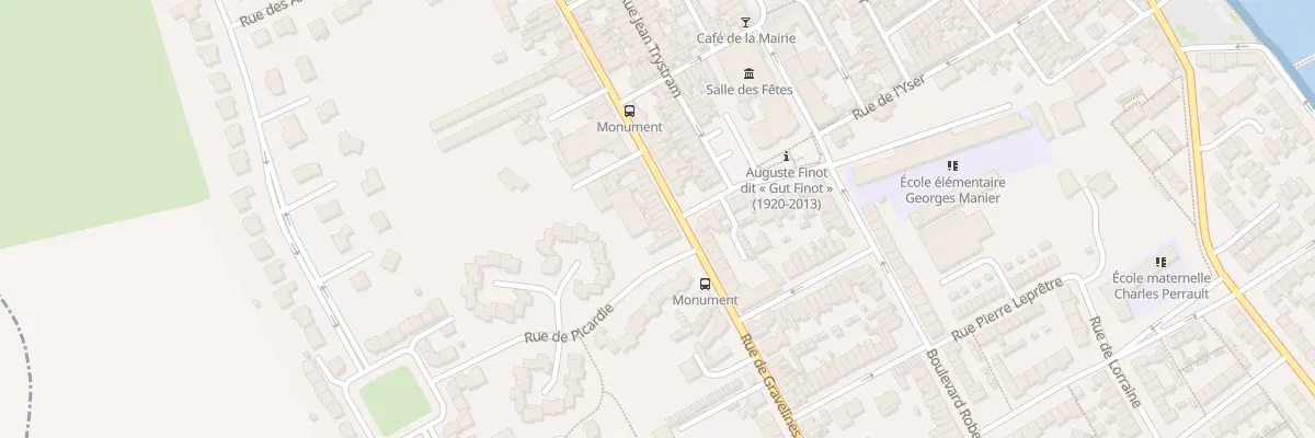Plan du 86 Rue de Gravelines à Grand-Fort-Philippe