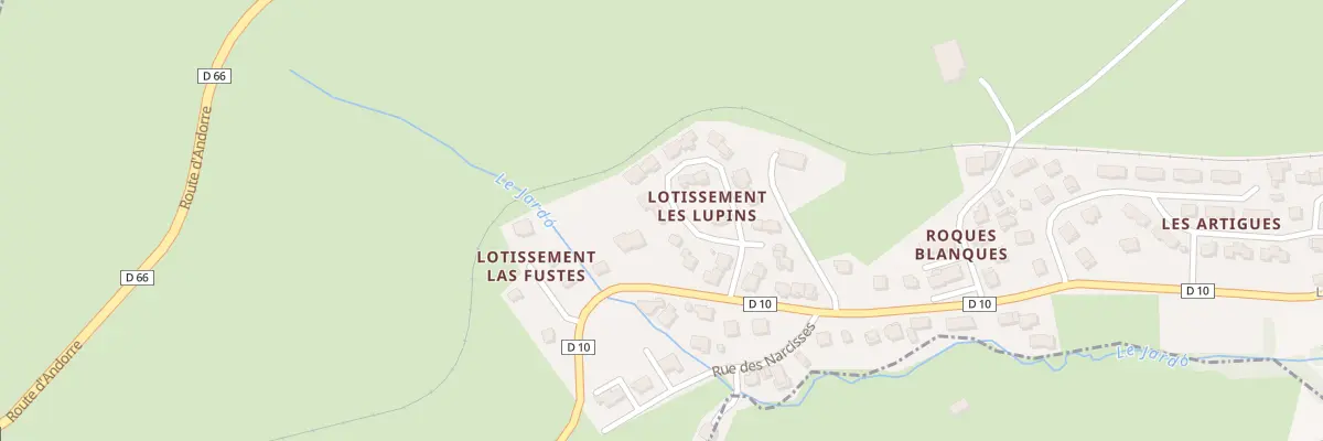 Plan du 32 Lot les Lupins à La Cabanasse