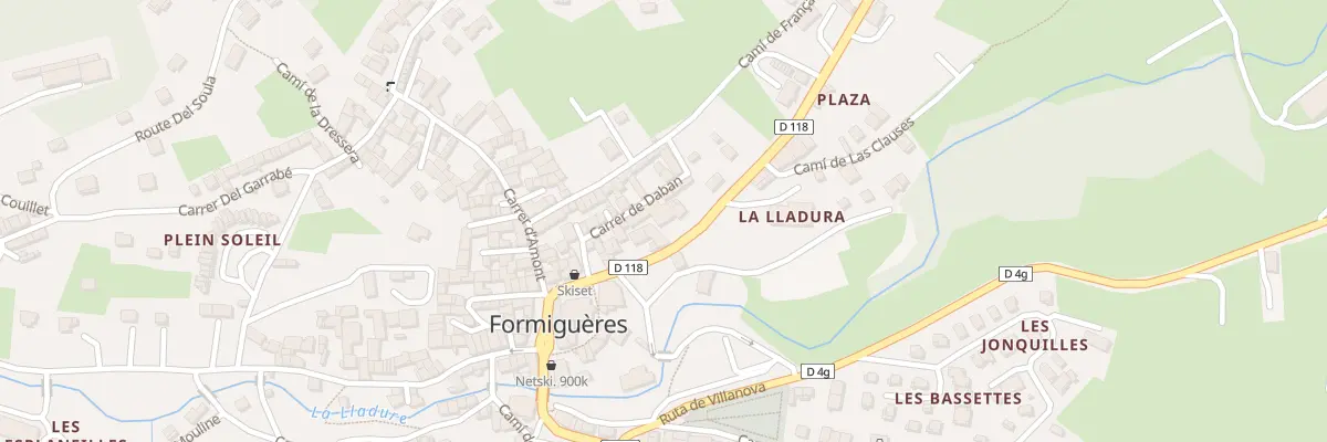 Plan du 17 Rte de Puyvalador à Formiguères
