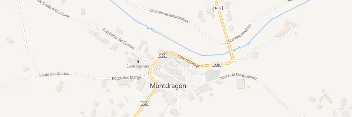Plan du 7 Pl de l’Eglise à Montdragon