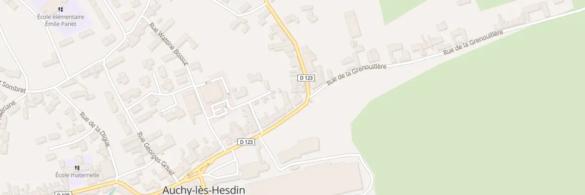 Plan du 35 Rue de la Place à Auchy-lès-Hesdin