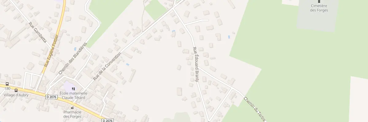 Plan du 25 Rue Edouard Branly à Vierzon