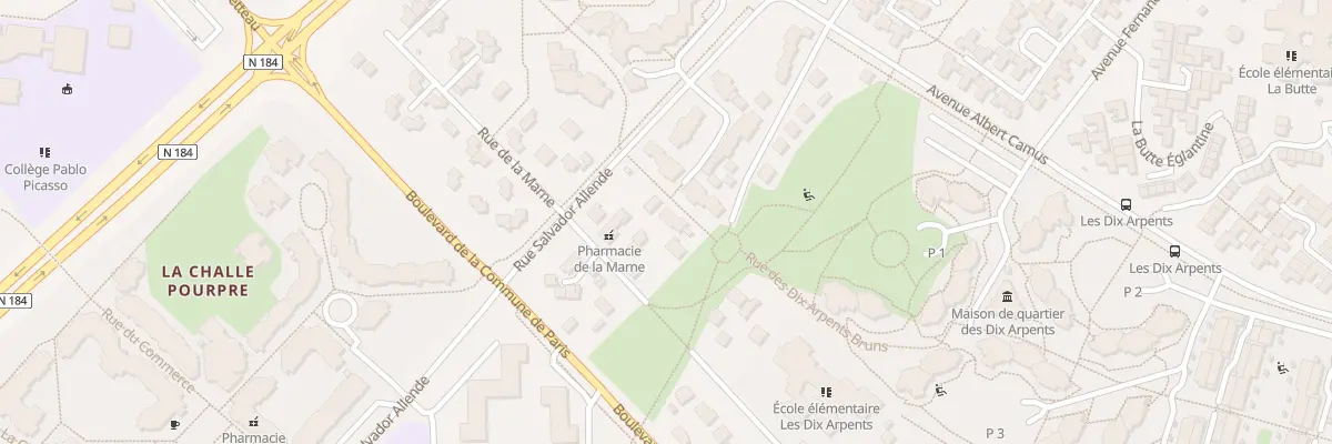 Plan du 15 All des Quatre Arpents à Éragny-sur-Oise